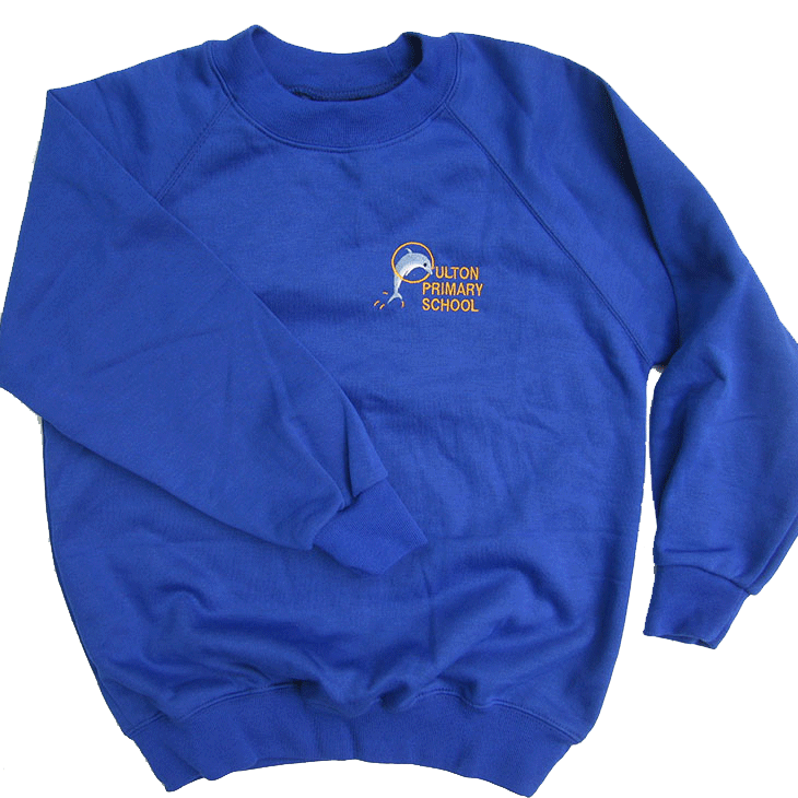 black royal blue sweatshirt