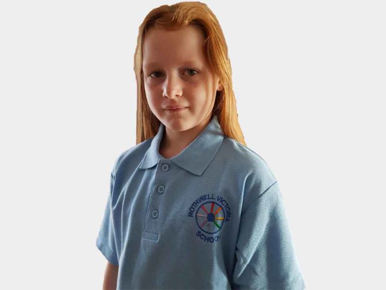 Victoria Rothwell Rothwell Victoria blue polo shirt - Graham Briggs School Outfitters