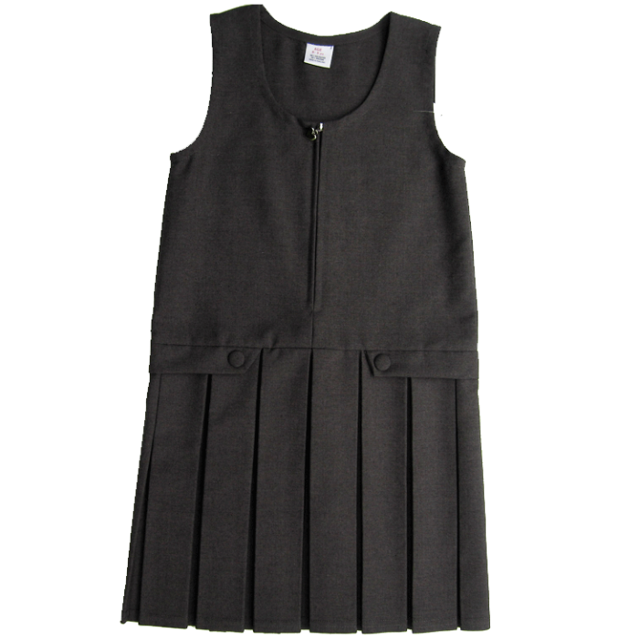grey pinafore womens