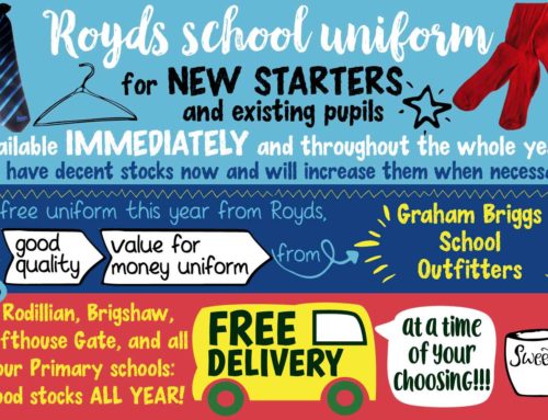 Royds School Uniform NEW STARTERS