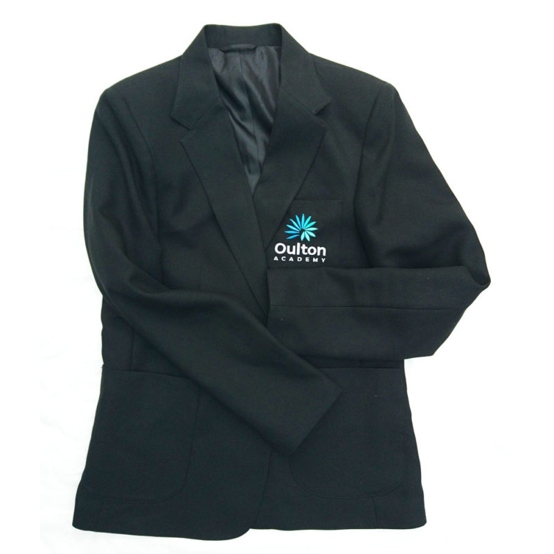 Greenwood Academy Girls Poly Blazer Black
